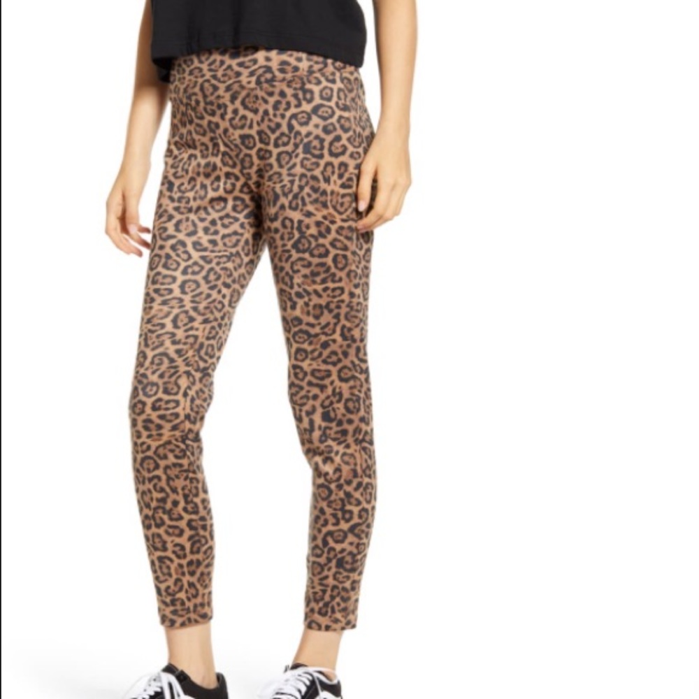 Tinsel Leopard Print High Waist Leggings